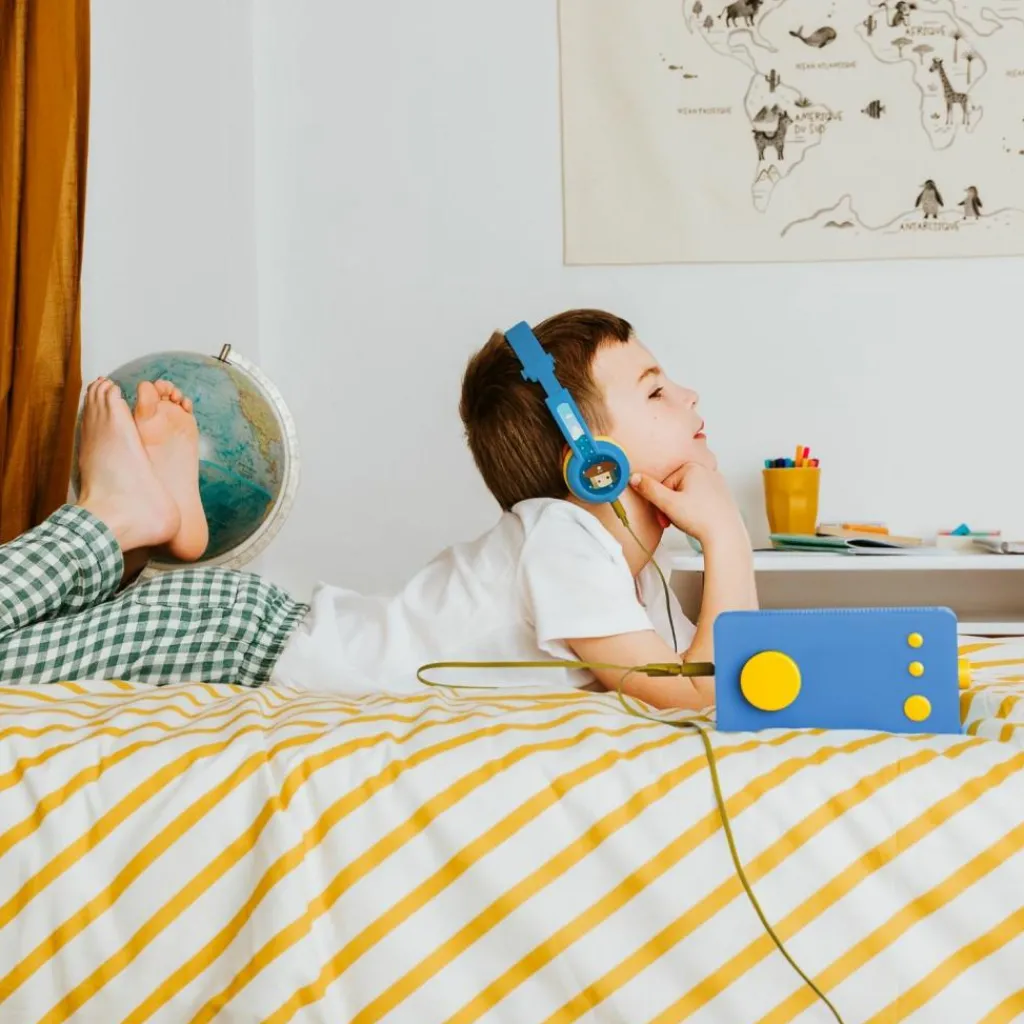 Casque audio Bleu pour Ma fabrique à histoires Conteuse