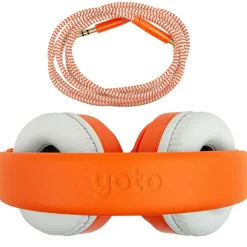 Hot Casque audio orange Conteuse