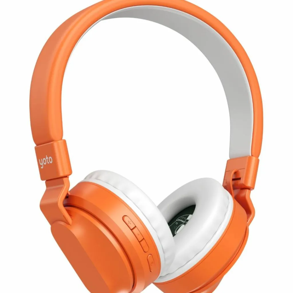 Hot Casque audio sans fil orange Conteuse