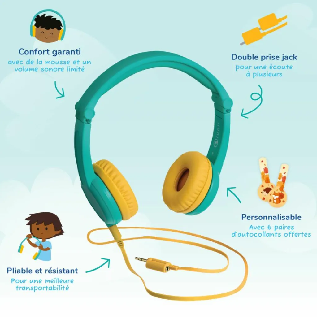 New Casque audio Vert pour Ma fabrique à histoires Conteuse