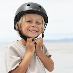 Clearance Casque noir (3-7 ans, 50-54 cm) Enfant Casque Enfant