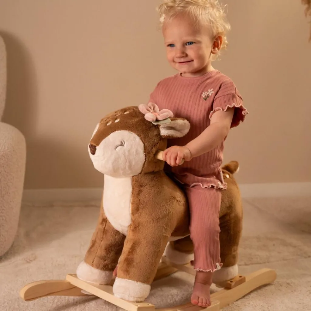 Clearance Cerf à bascule Fairy Garden Jouet À Bascule