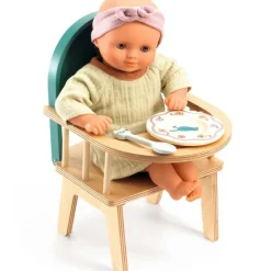 Sale Chaise haute à barreaux pour poupon Accessoires Poupée