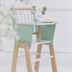 New Chaise haute en bois Zen pour poupée Accessoires Poupée