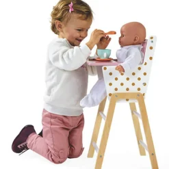 Chaise haute pour poupon Candy Chic Accessoires Poupée