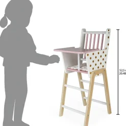 Chaise haute pour poupon Candy Chic Accessoires Poupée