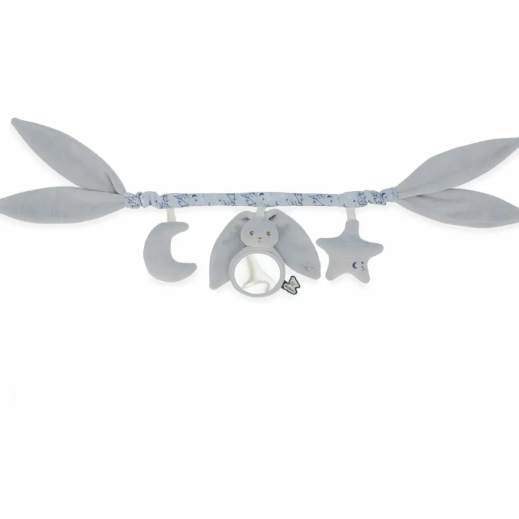 New Chaîne d'activités Lapinoo Bleu Jouet D'Activités À Suspendre