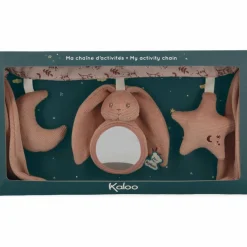 Chaîne d'activités Lapinoo Terracotta Jouet D'Activités À Suspendre