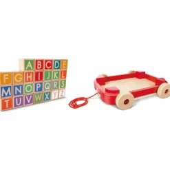 Online Chariot à roulettes avec blocs empilables Jouet À Empiler