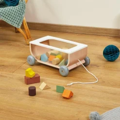 Hot Chariot avec blocs de construction Sweet Cocoon - Reconditionné Jeu De Construction
