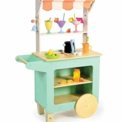 Outlet Chariot bar à jus et cocktails en bois Marchand