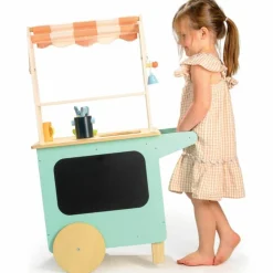 Outlet Chariot bar à jus et cocktails en bois Marchand