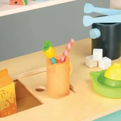 Outlet Chariot bar à jus et cocktails en bois Marchand