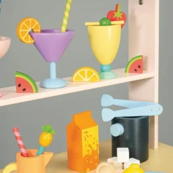 Outlet Chariot bar à jus et cocktails en bois Marchand