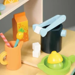 Outlet Chariot bar à jus et cocktails en bois Marchand