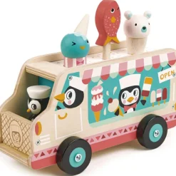 Hot Chariot de crème glacée pingouins Marchand