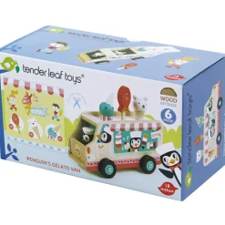 Hot Chariot de crème glacée pingouins Marchand