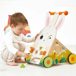 Clearance Chariot de marche multi-activités Lapin Ferme Chariot De Marche