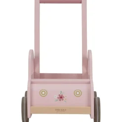 Discount Chariot de marche voiture en bois rose Chariot De Marche