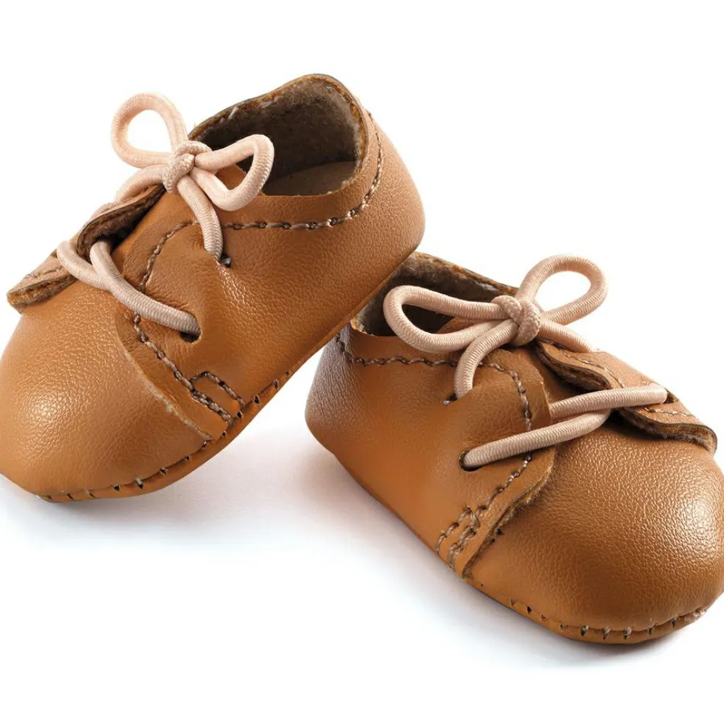 Sale Chaussures Pomea marron pour poupée Accessoires Poupée