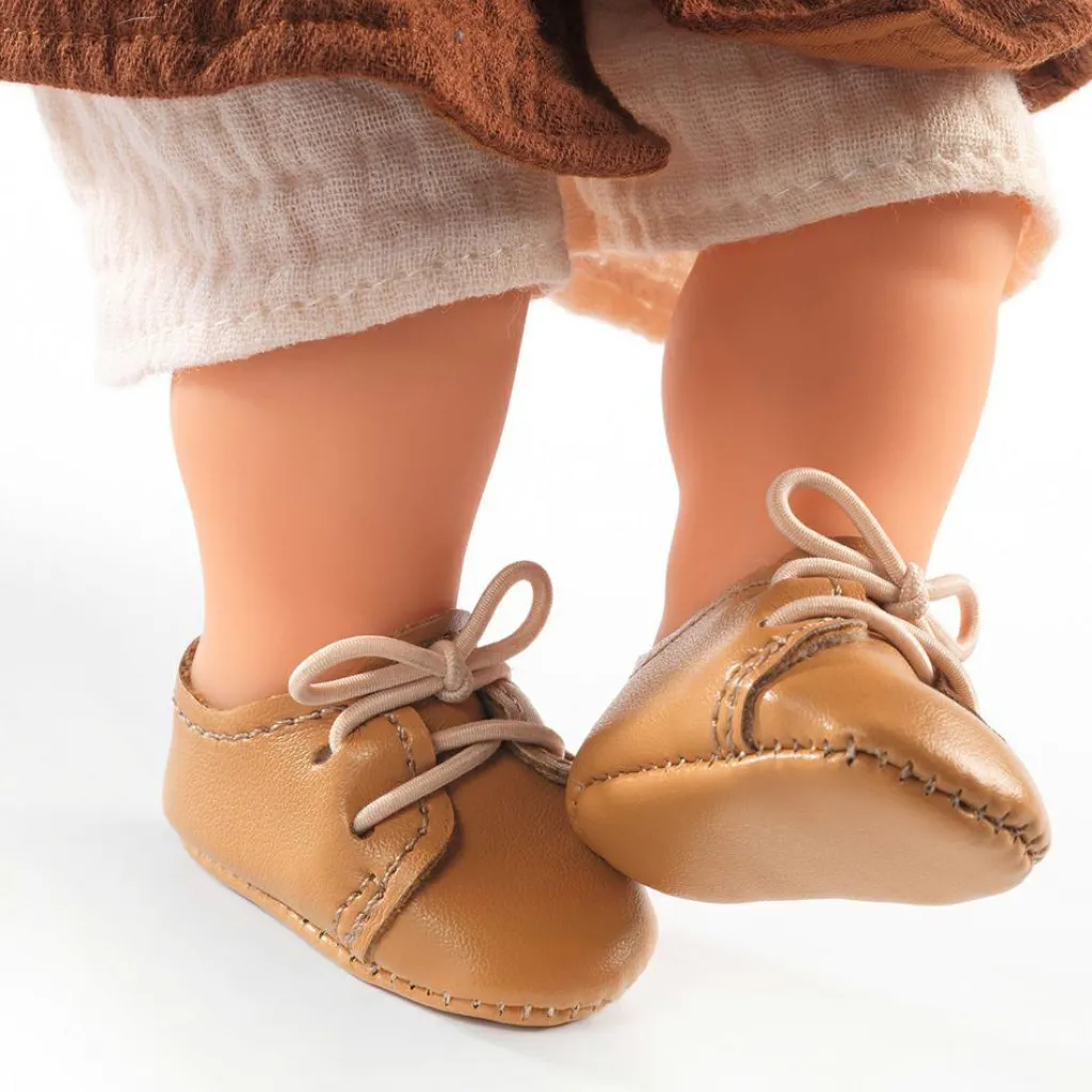 Sale Chaussures Pomea marron pour poupée Accessoires Poupée