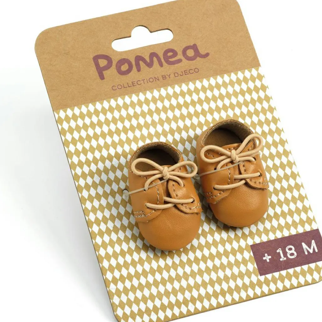 Sale Chaussures Pomea marron pour poupée Accessoires Poupée