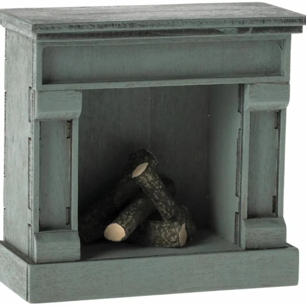 New Cheminée Souris bleue Accessoires Pour Univers De Jeu