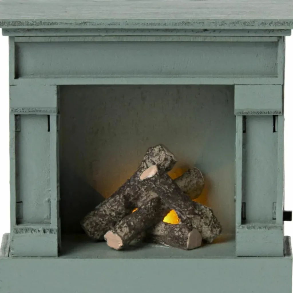 New Cheminée Souris bleue Accessoires Pour Univers De Jeu