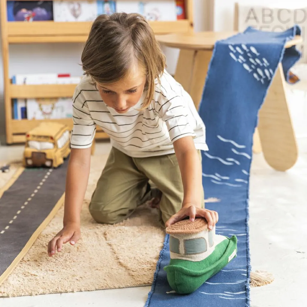 New Circuit de jeu Bateau de nettoyage Ride & Roll Sea Clean Up Boat Petites Voitures, Véhicules Et Circuits