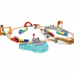 Outlet Circuit de train cargo et grue Petites Voitures, Véhicules Et Circuits