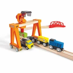 Outlet Circuit de train cargo et grue Petites Voitures, Véhicules Et Circuits