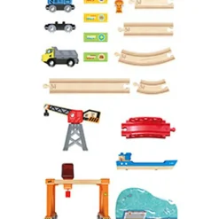 Outlet Circuit de train cargo et grue Petites Voitures, Véhicules Et Circuits