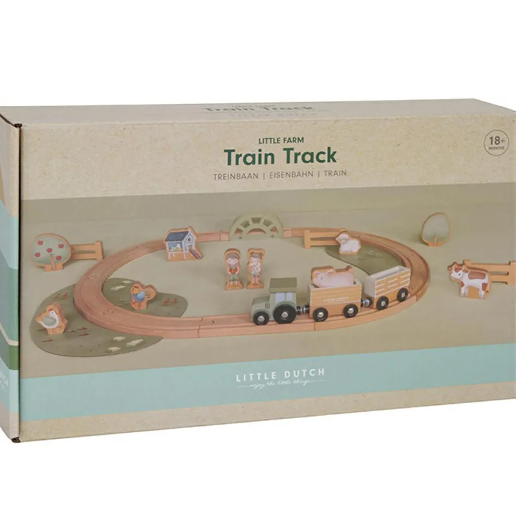 Online Circuit de train en bois Little Farm Petites Voitures, Véhicules Et Circuits