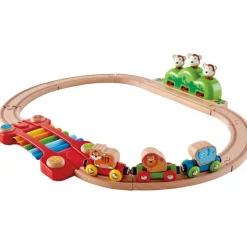 Sale Circuit de train musical en bois jungle Petites Voitures, Véhicules Et Circuits