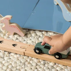 New Circuit voiture en bois Dino Petites Voitures, Véhicules Et Circuits