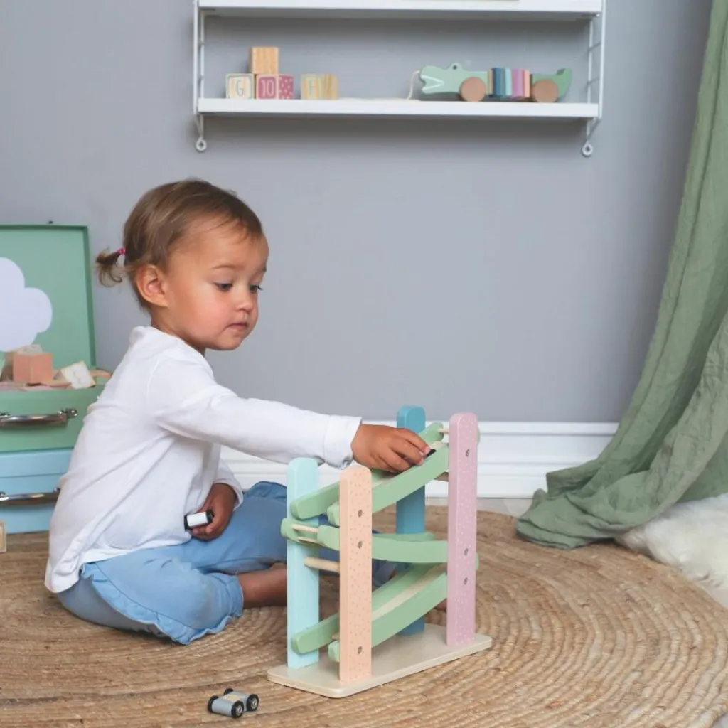 Outlet Circuit voiture en bois looping Teddy Petites Voitures, Véhicules Et Circuits