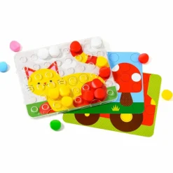 Discount Clic'Educ premier jeu de pions Jouet À Encastrer