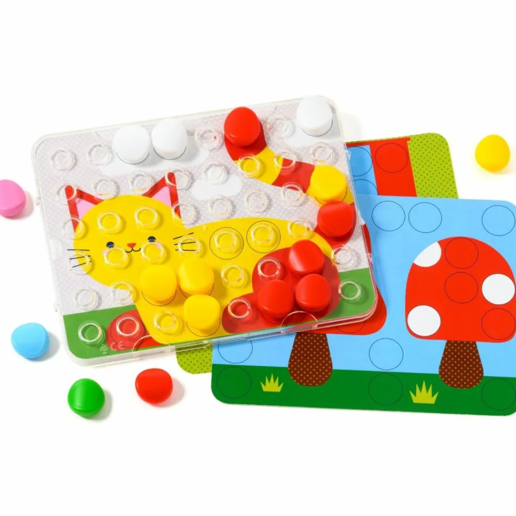 Discount Clic'Educ premier jeu de pions Jouet À Encastrer