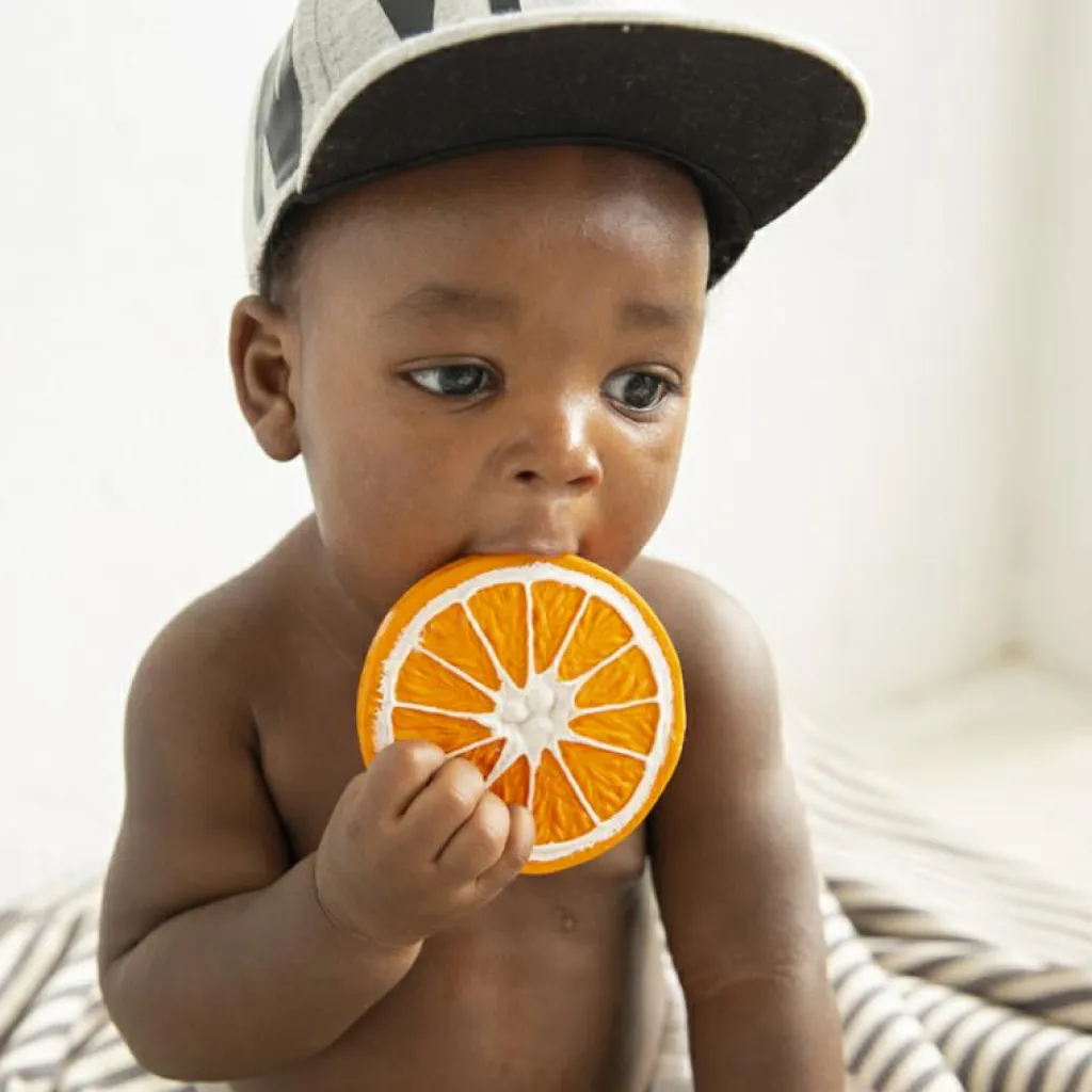 Hot Clémentino l'orange en latex d'hévéa Jouet / Anneau De Dentition