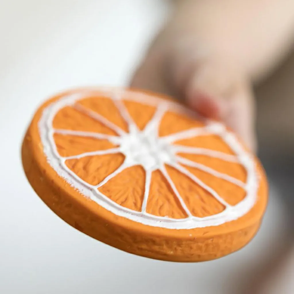 Hot Clémentino l'orange en latex d'hévéa Jouet / Anneau De Dentition