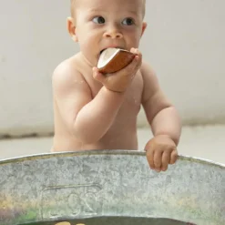 Coco la noix de coco en latex d'hévéa Jouet / Anneau De Dentition