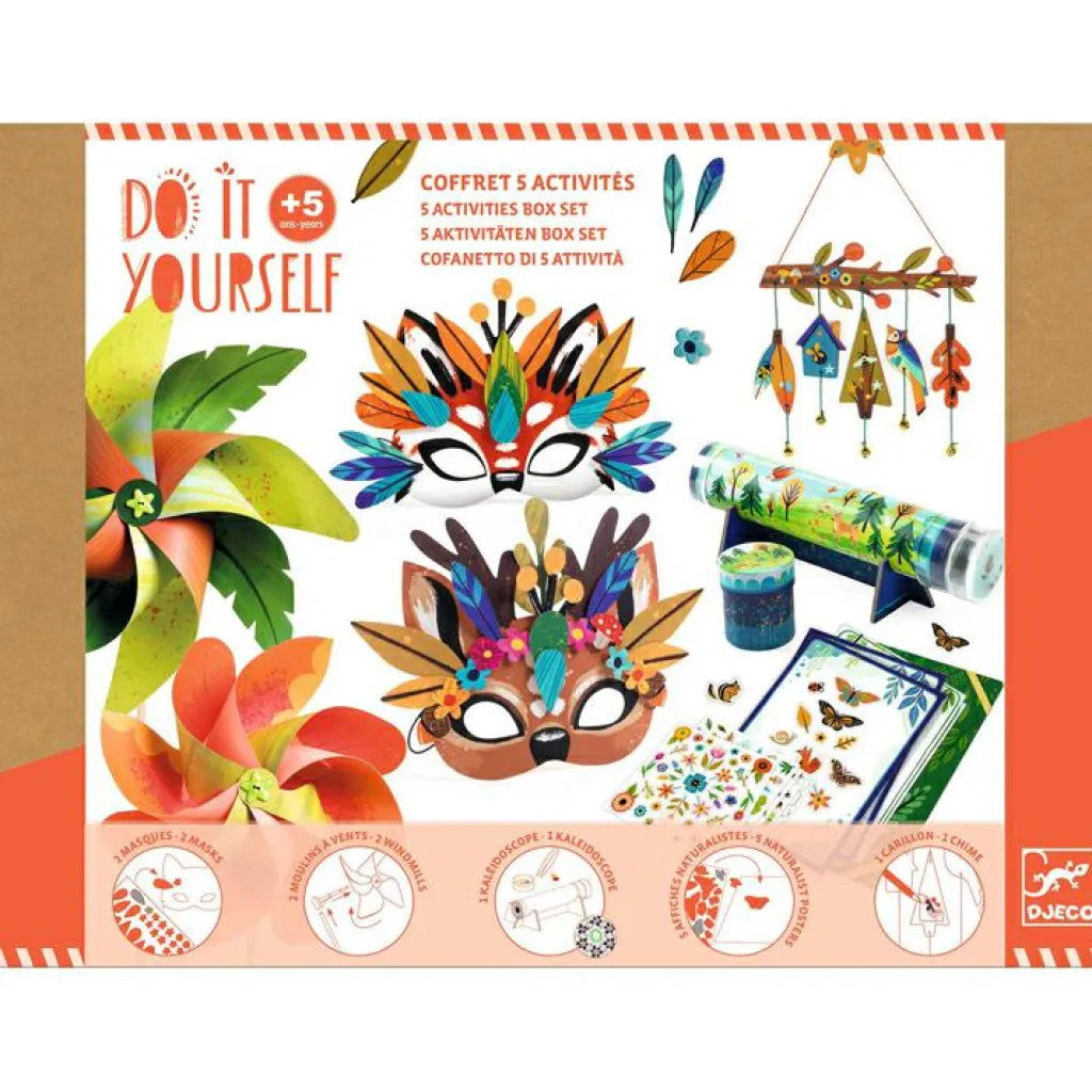 Hot Coffret 5 activités DIY Nature Activités Manuelles