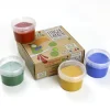 New Coffret Aki peinture aux doigts naturelle et vegan (assort. 4 pots) Dessin Et Peinture