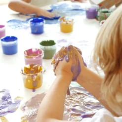 New Coffret Aki peinture aux doigts naturelle et vegan (assort. 4 pots) Dessin Et Peinture