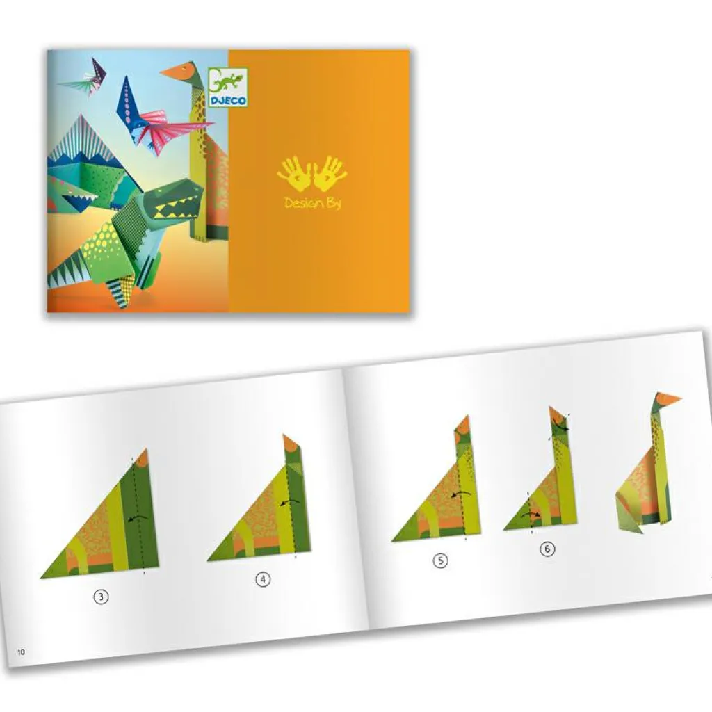 Outlet Coffret créatif Origami Dinosaures Activités Manuelles