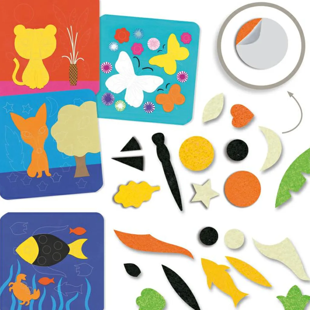 Outlet Coffret créatif Tableaux de feutrine Sweet Nature Activités Manuelles