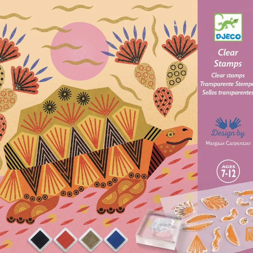 Hot Coffret créatif Tampons Motifs et pelages Dessin Et Peinture