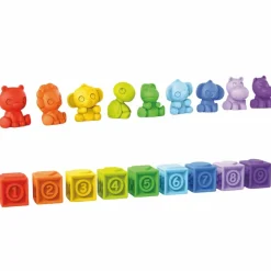 Sale Coffret Cube et animaux (18 pièces) Jouet À Empiler