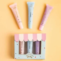 Hot Coffret de 3 Lipgloss parfumés Accessoires De Déguisement