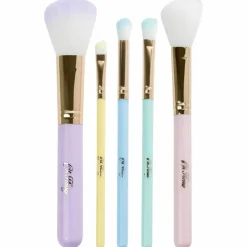 Clearance Coffret de 5 pinceaux de maquillage Arc-en-ciel Accessoires De Déguisement